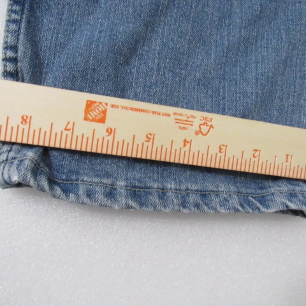 Wrangler Cool Vantage‎ FR Straight Distressed Wash Blue Jeans